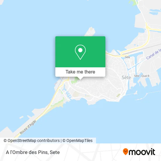 A l'Ombre des Pins map