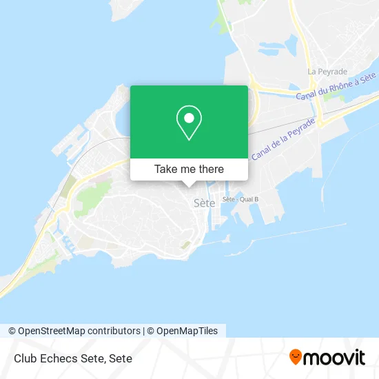 Club Echecs Sete map