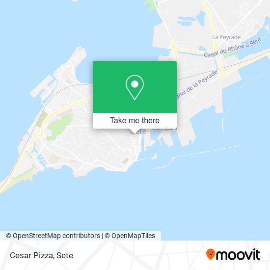 Cesar Pizza map