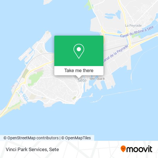 Mapa Vinci Park Services