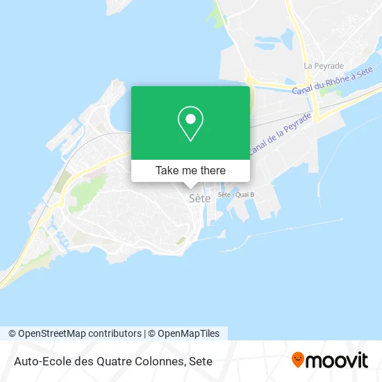 Auto-Ecole des Quatre Colonnes map