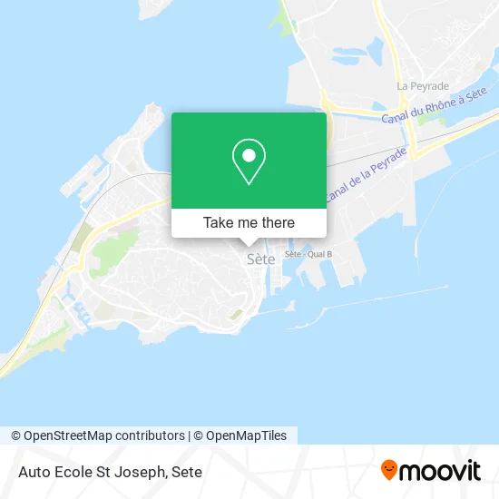Auto Ecole St Joseph map