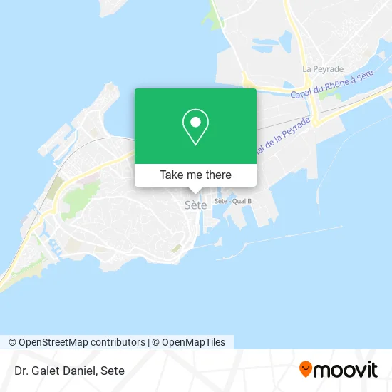 Dr. Galet Daniel map