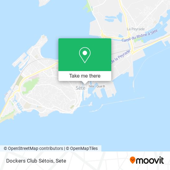 Dockers Club Sétois map