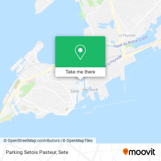 Parking Setois Pasteur map