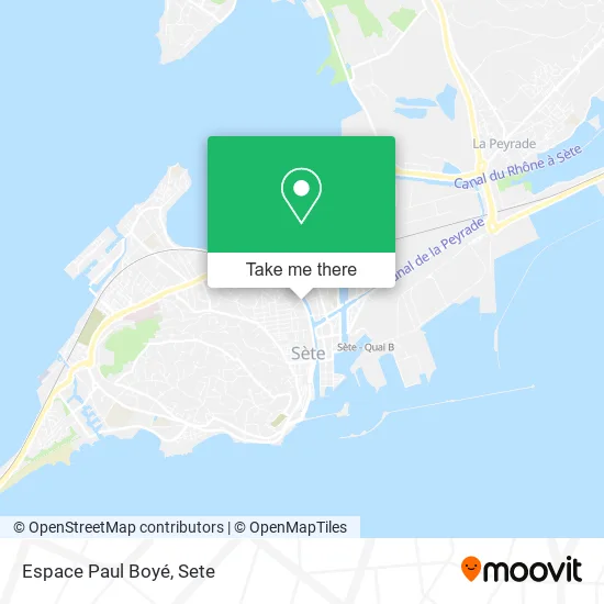 Espace Paul Boyé map