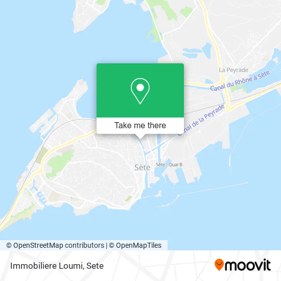 Immobiliere Loumi map