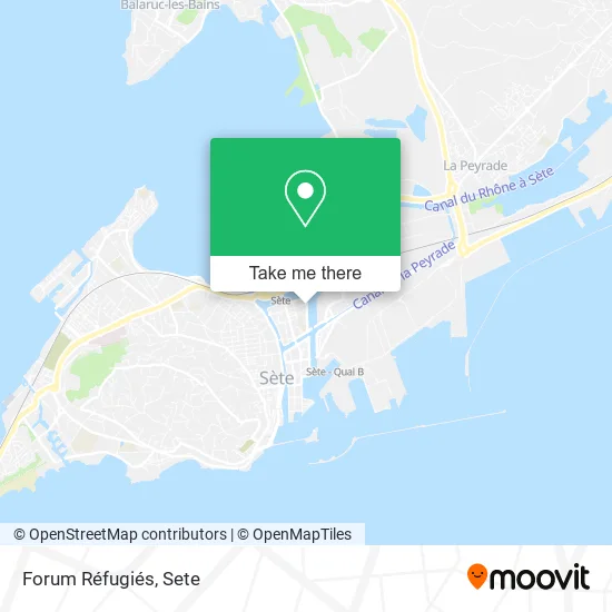 Forum Réfugiés map