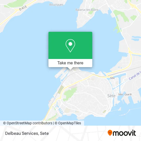Delbeau Services map