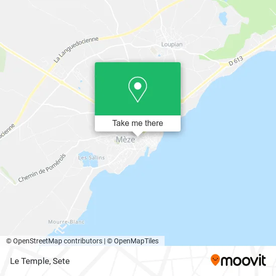 Le Temple map