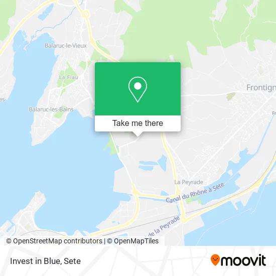 Invest in Blue map