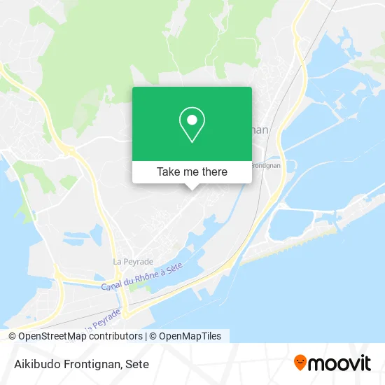 Aikibudo Frontignan map