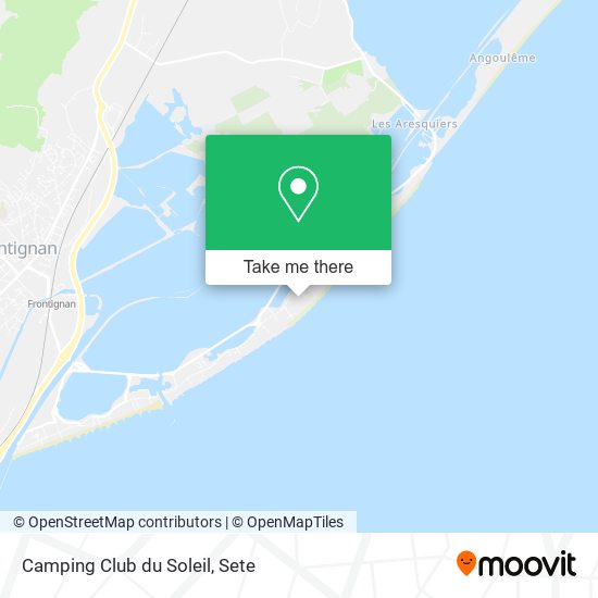 Mapa Camping Club du Soleil