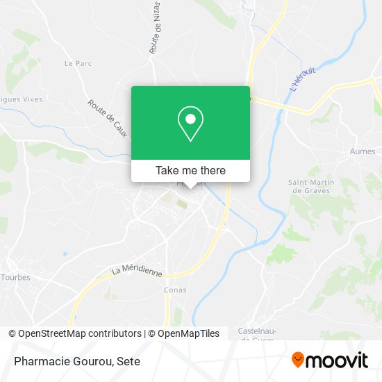 Mapa Pharmacie Gourou