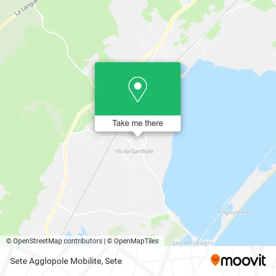 Sete Agglopole Mobilite map