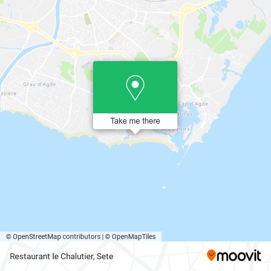 Restaurant le Chalutier map