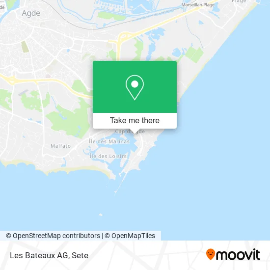 Les Bateaux AG map