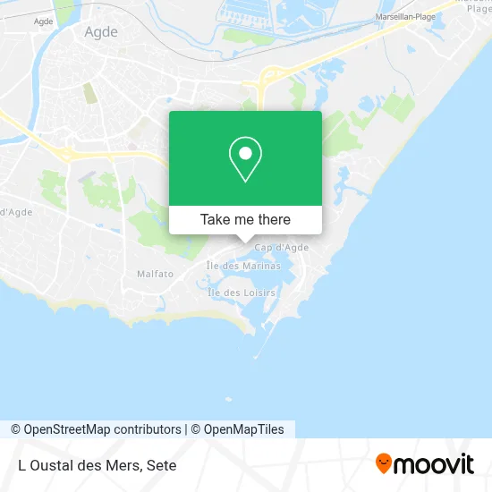 L Oustal des Mers map