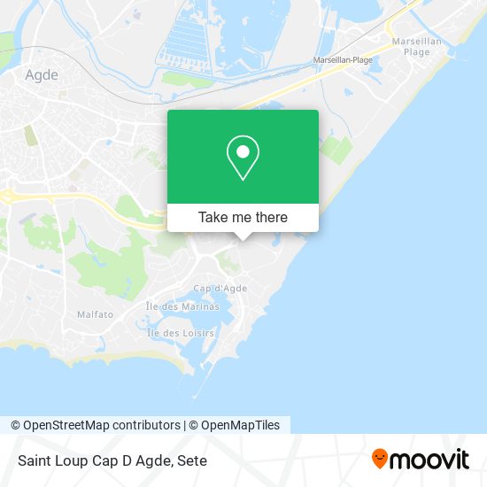 Saint Loup Cap D Agde map