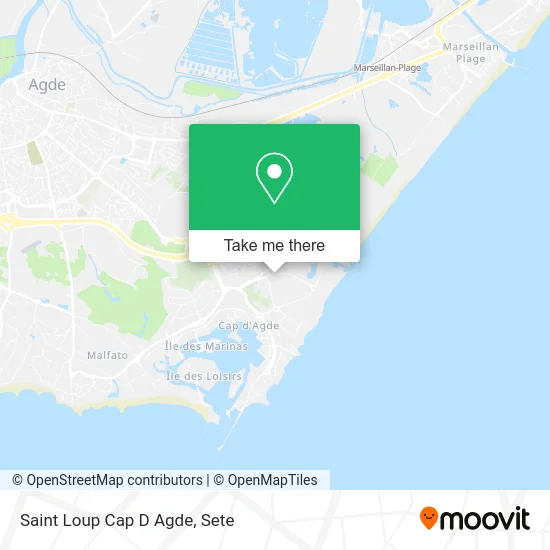 Saint Loup Cap D Agde map