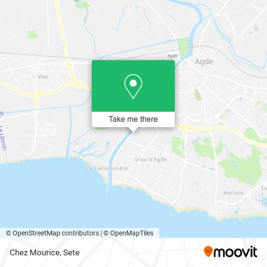 Chez Mourice map