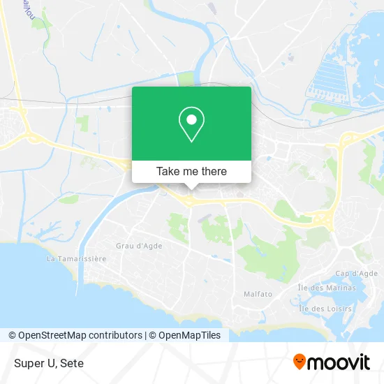 Super U map