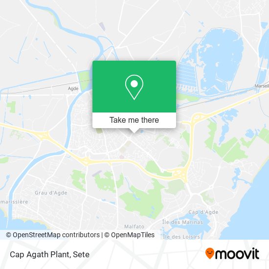 Cap Agath Plant map