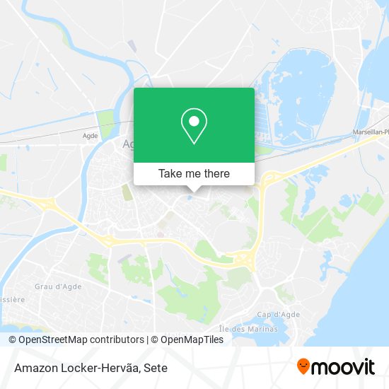 Amazon Locker-Hervãa map