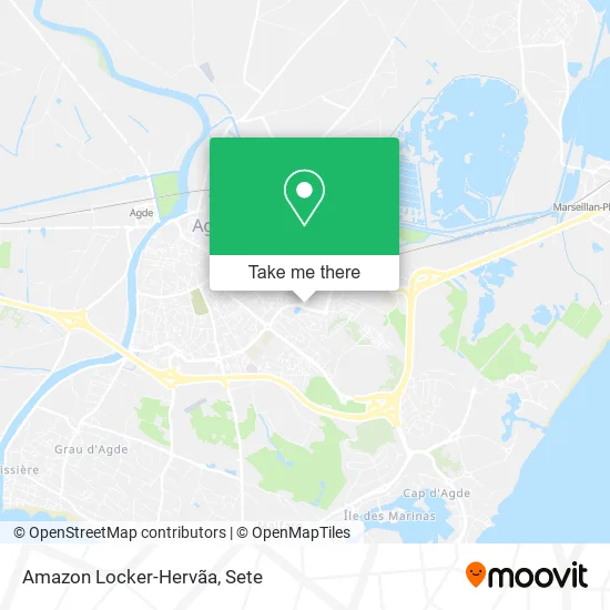 Amazon Locker-Hervãa map