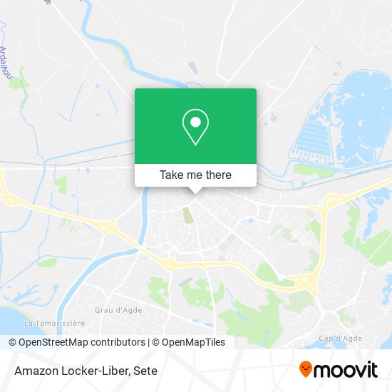 Amazon Locker-Liber map