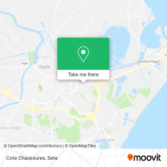 Cote Chaussures map