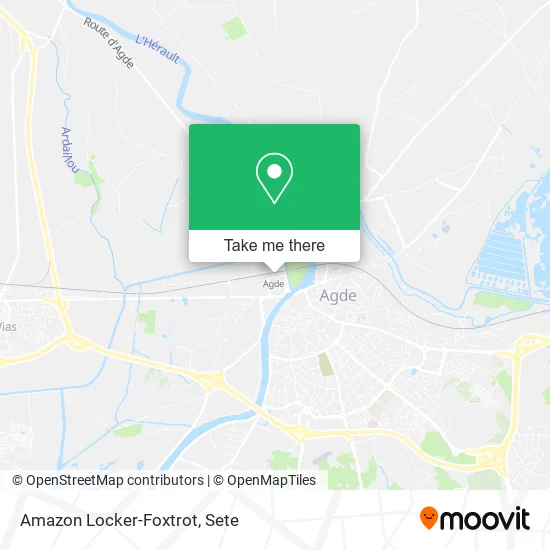 Amazon Locker-Foxtrot map