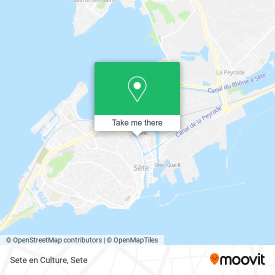 Sete en Culture map