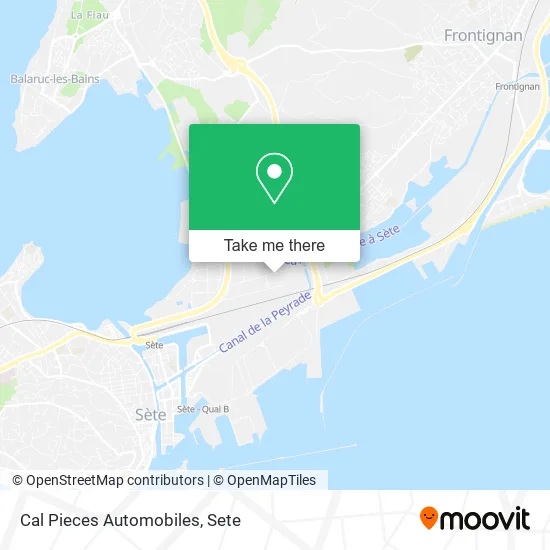 Cal Pieces Automobiles map