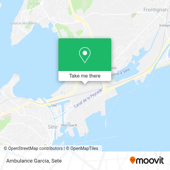 Ambulance Garcia map