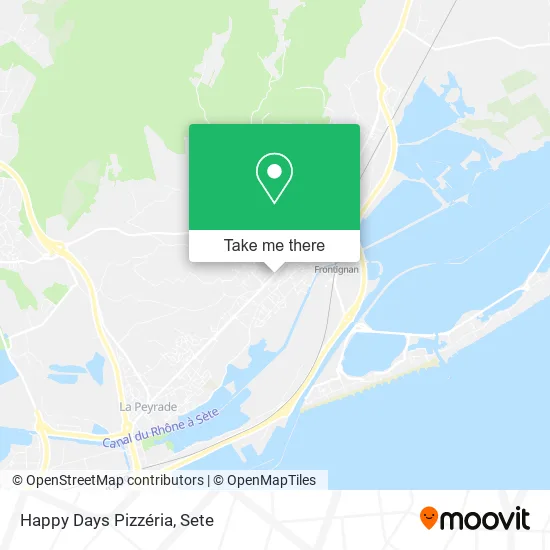 Happy Days Pizzéria map