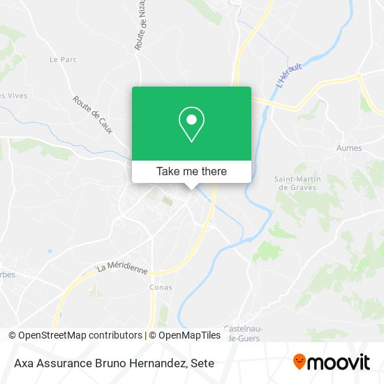 Axa Assurance Bruno Hernandez map