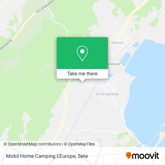 Mobil Home Camping L'Europe map