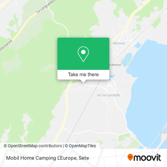 Mobil Home Camping L'Europe map