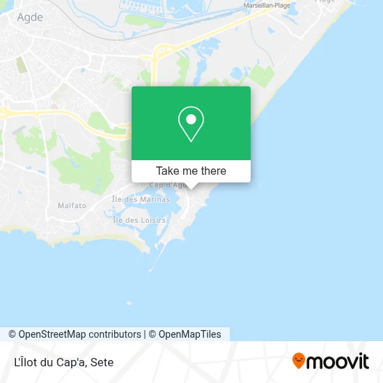 L'Îlot du Cap'a map