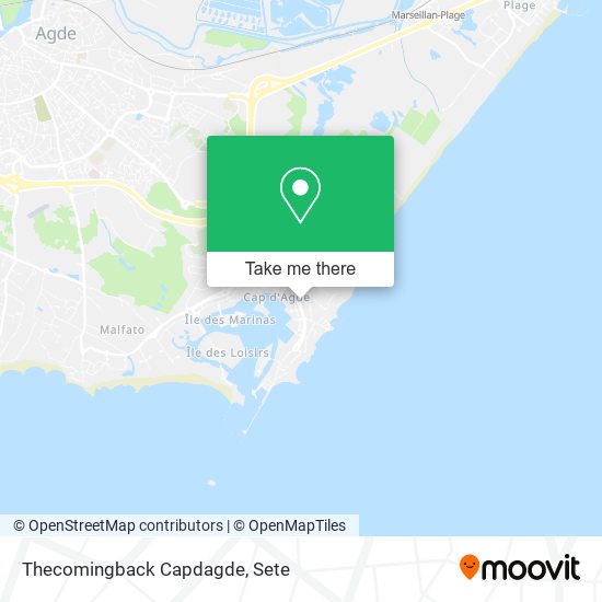 Thecomingback Capdagde map