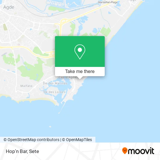 Hop'n Bar map