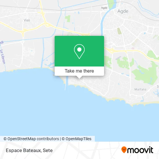 Espace Bateaux map