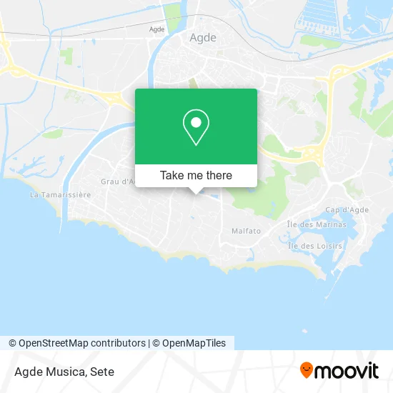 Agde Musica map