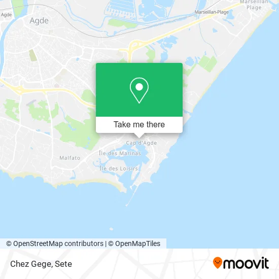 Chez Gege map