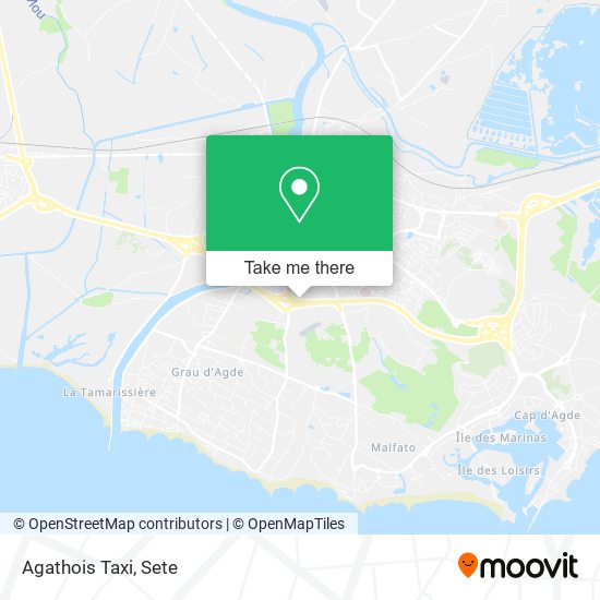 Agathois Taxi map