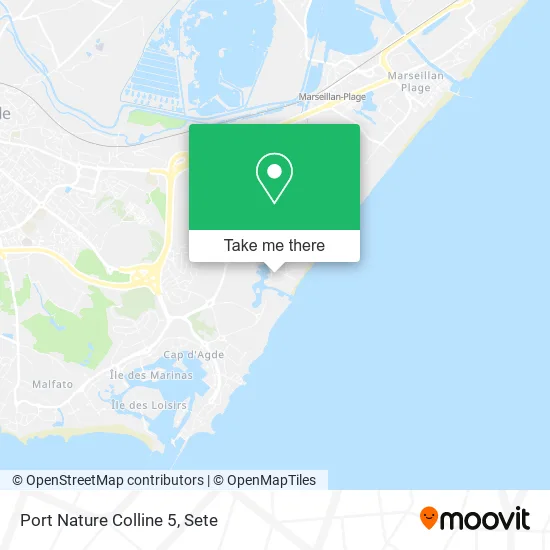 Port Nature Colline 5 map