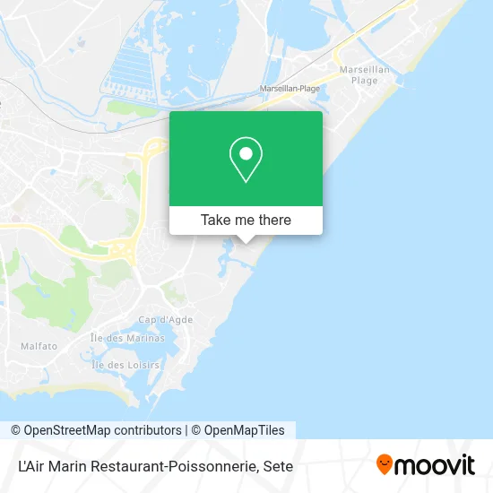 L'Air Marin Restaurant-Poissonnerie map
