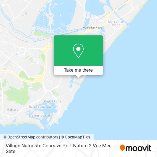 Village Naturiste Coursive Port Nature 2 Vue Mer map