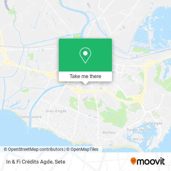 In & Fi Crédits Agde map